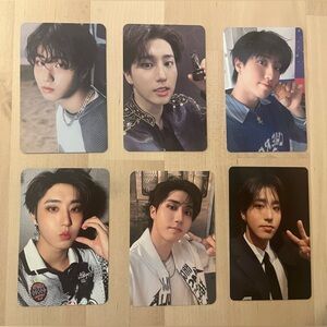 Set of 6 OFFICIAL Han from Stray Kids cards (Set # 3) Han Jisung